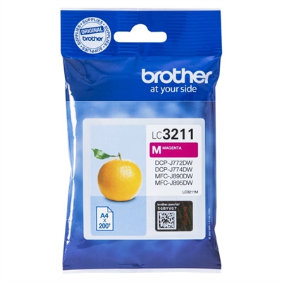 Brother Cartucho Lc3211m Magenta Blister